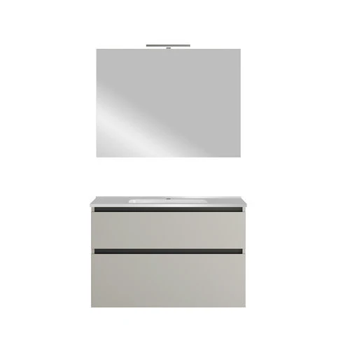 Mobile bagno linea level da 80 cm rovere miele