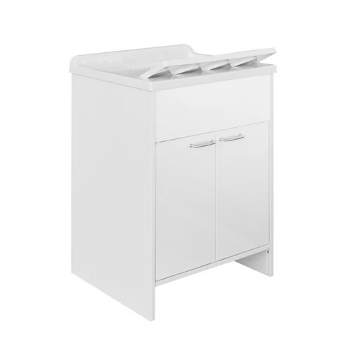 Lavatoio con mobile in pvc con tavola l cm. 45 x p cm. 50 1 anta