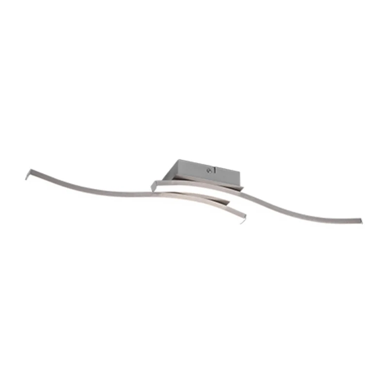 Plafoniera LED Route Acciaio Satin. 2 Luci x 5W 4000K