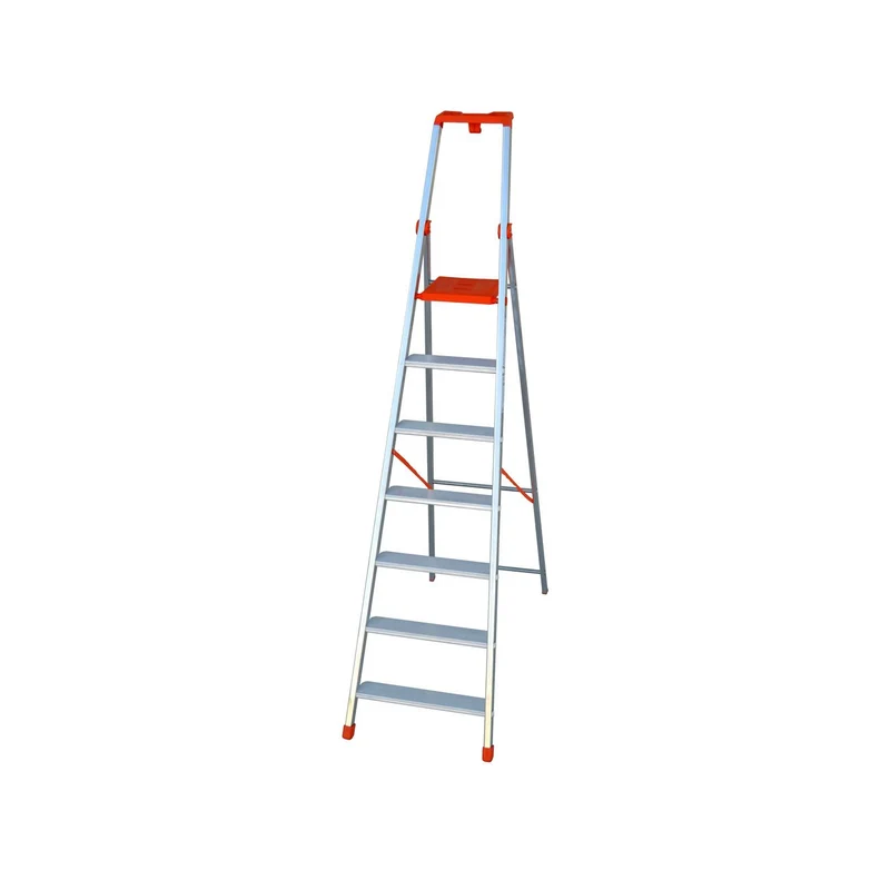 Scala a Forbice Professionale in Alluminio – Facal Piu Su – Gradini Antiscivolo e Sicura