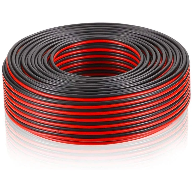 Cavo 2x0,75 10m rosso/nero 03VH-H2