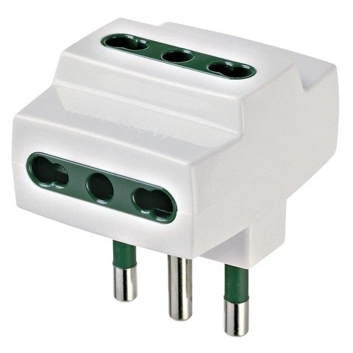 Adattatore mult. S17+3P17/11 bianco