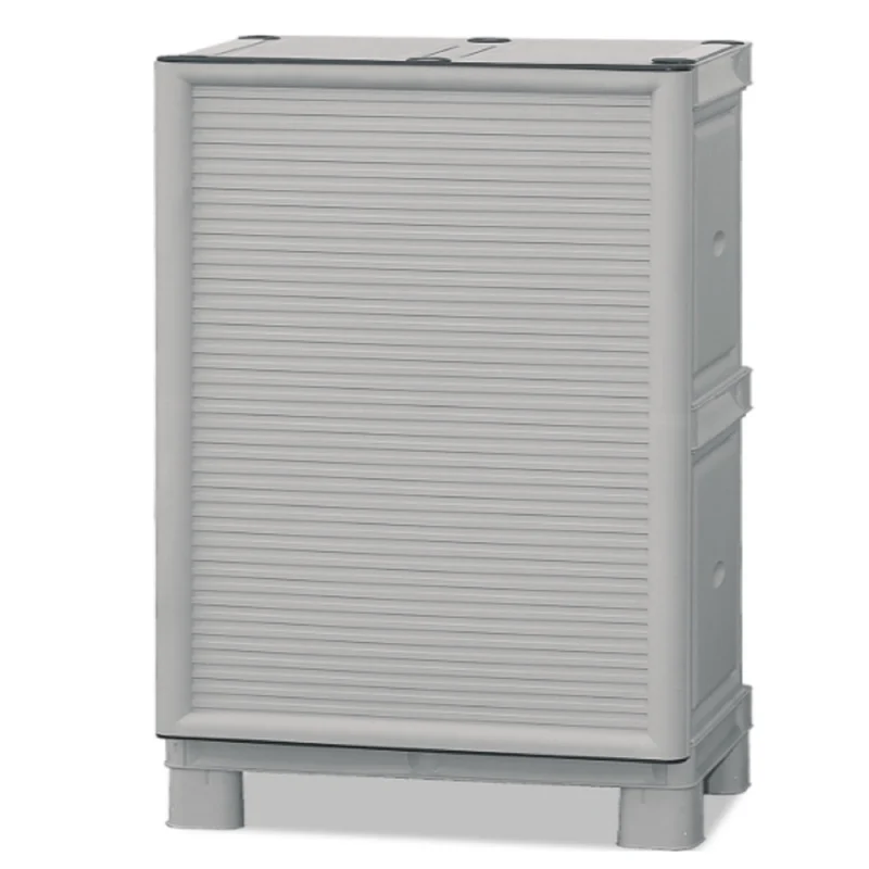 Armadio in resina con ripiani 50x38x92
