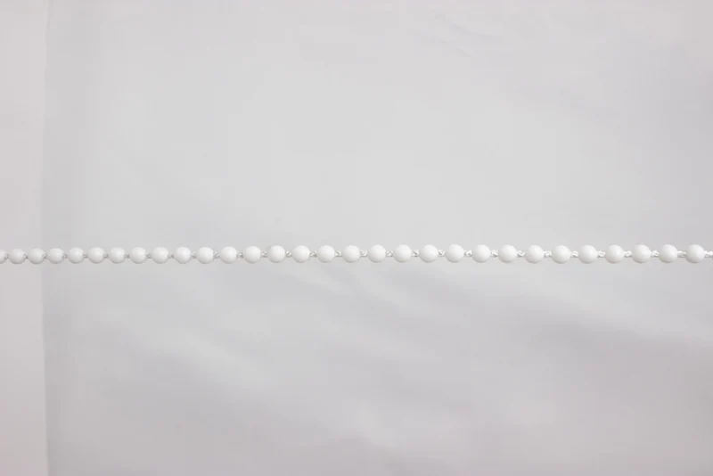 Catena a Perline Cromata 3,2 mm 2,5 m