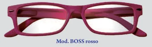 OCCHIALE LETTURA BOSS ROSSO +3,50
