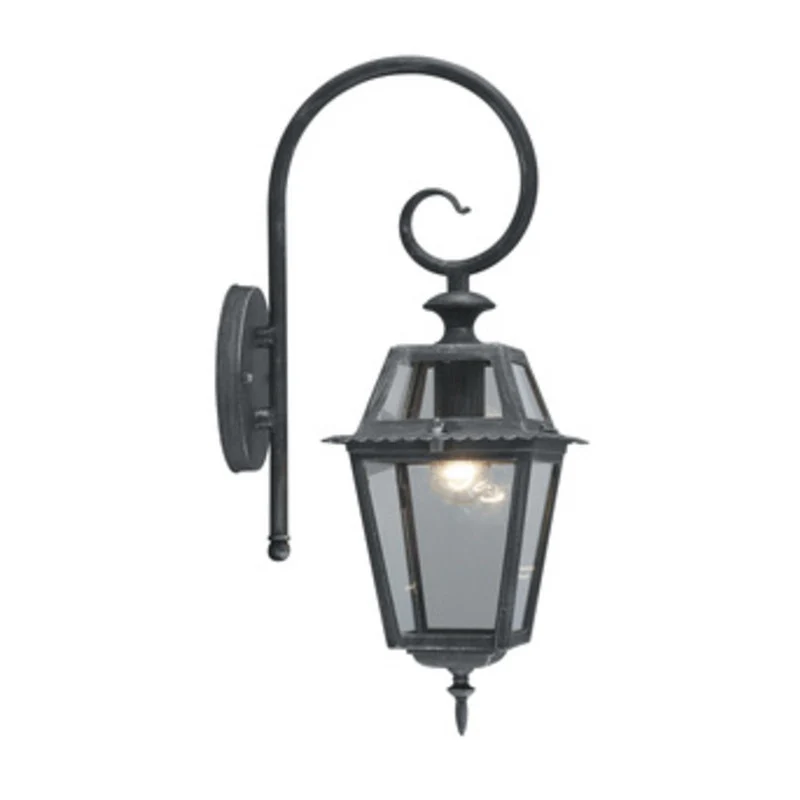 Lanterna Milano 60W con Braccio Grigio Ghisa i Giardini del Re