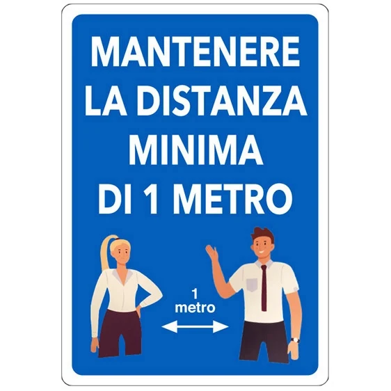 ETIC.ADES.30 x 20 Mantenere Dist. Minim. di 1MT
