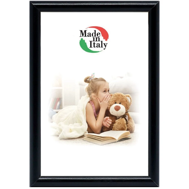 Cornice per Quadri Light Nero 30 x 40 cm 16 Pezzi