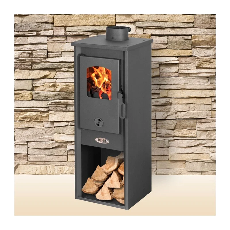 Stufa Legna 5.3 Kw Berna Lux S Antracite