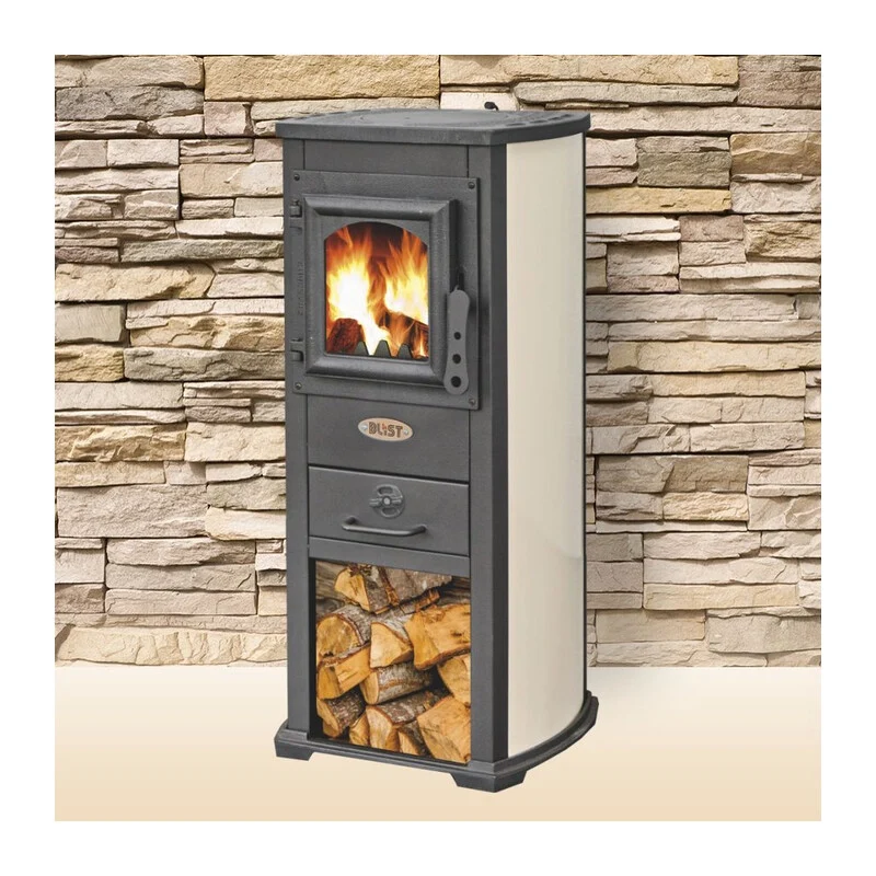 Stufa Legna 5 Kw Berna Lux Beige