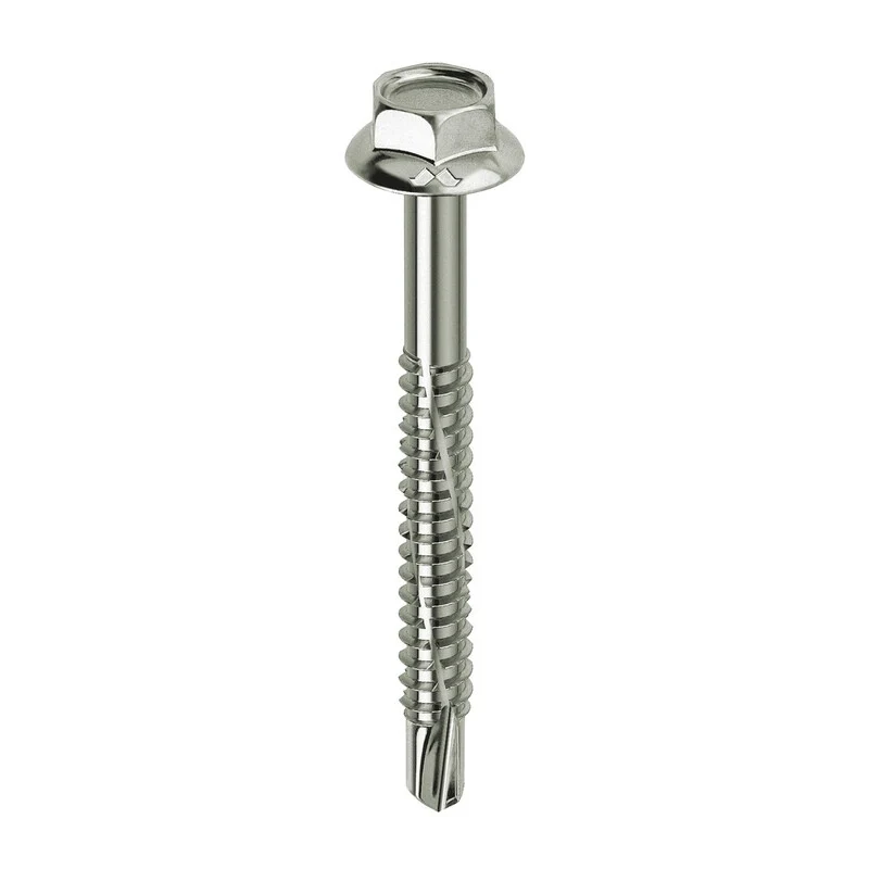 Tirafondo Autoperforante TE 6,3 x 180MM Chr Kovervit DX 100 Pezzi
