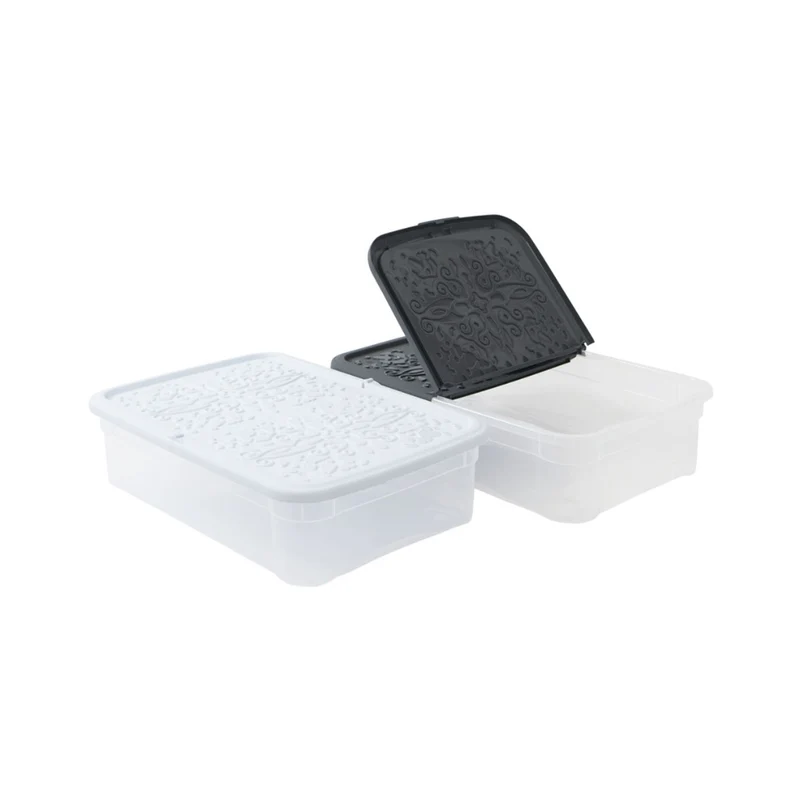 Storage box roccoco con ruote