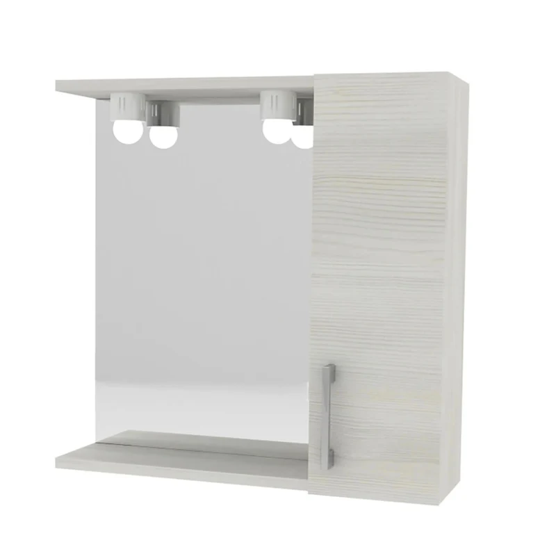 Specchiera 1 anta rovere bianco