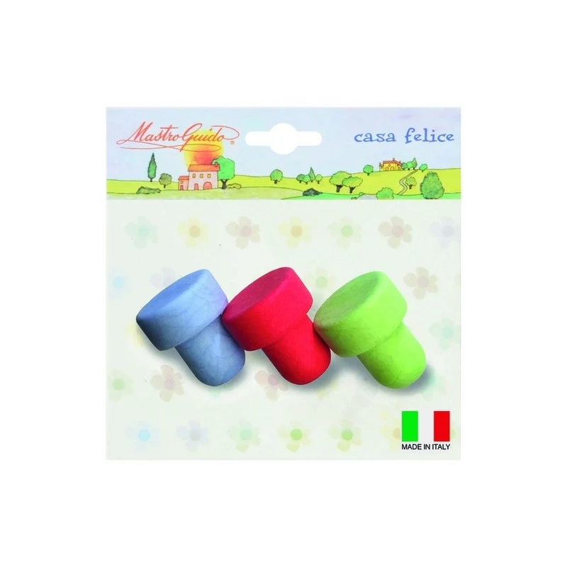 Tappo in Plastica Easy Color 3 Pezzi