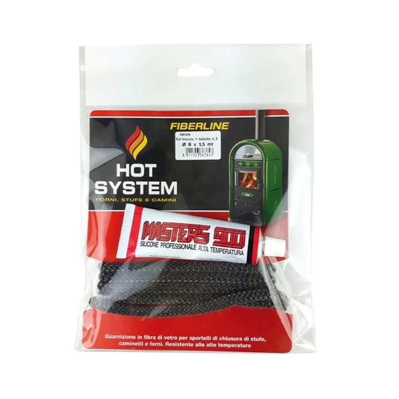 Guarnizione fbv kit 10mmx1,5m + silicone at 60 ml - 6 pz