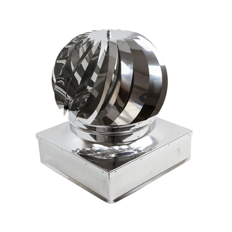 Fumaiolo Turbo - attacco quadro - Inox aisi 304