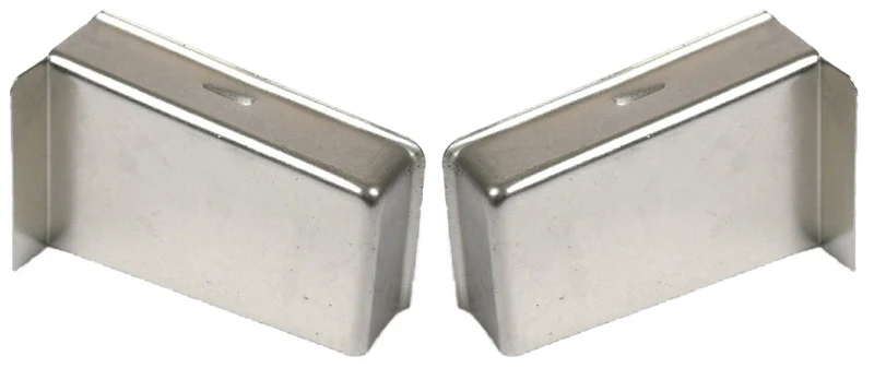 Bl Guscio Copertura Metallo DX SX Cr Sat 2 Pezzi