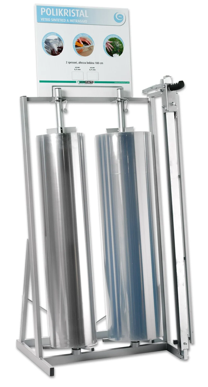 ESPOSITORE X FILM PVC LISCIO TRASP.