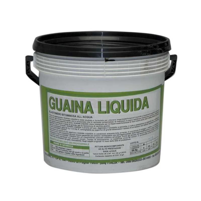 Guaina liquida bituminosa nera kg. 5
