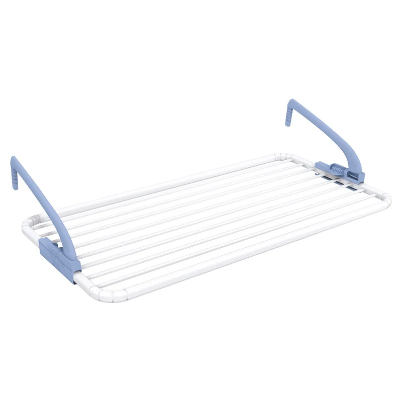Stendibiancheria per balcone GIMI con struttura in resina resistente con bracci regolabili