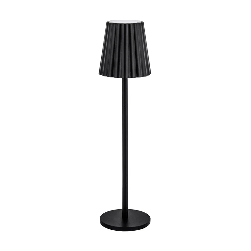 Lampada LED Ricaricabile da Tavolo Minu Nero 12 Pezzi