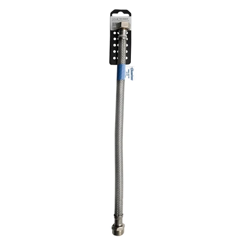 Flessibile inox modello normale cm. 40 s-brico dn10 mf 1/2 x 1/2