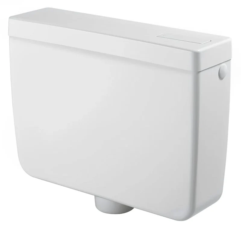 Cassetta WC da Angolo Negrari 9L - a Zaino con Pulsante Start/Stop
