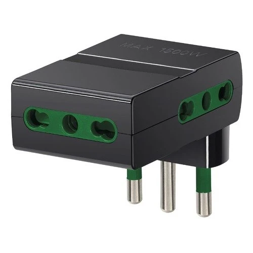 Adattatore mult. S17 + 3P17/11 nero