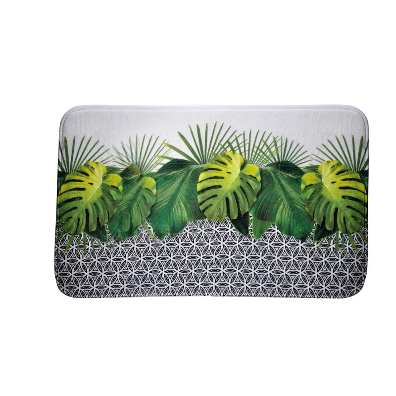 Tappetino da bagno in microfibra Graphic Jungle