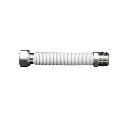 Flessibile estensibile rivestito per allacciamento acqua caldaie a gas mm 220/420 20-3/4x3/4