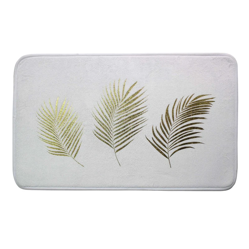 Tappetino da bagno in microfibra Orbella bianco