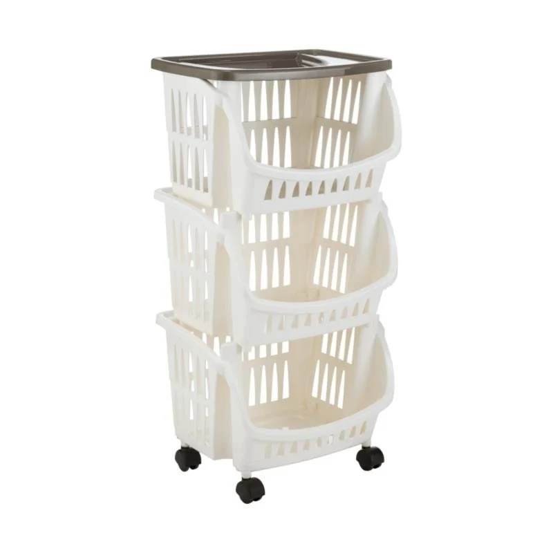 Carrello Tidy Tortora Con Ruote