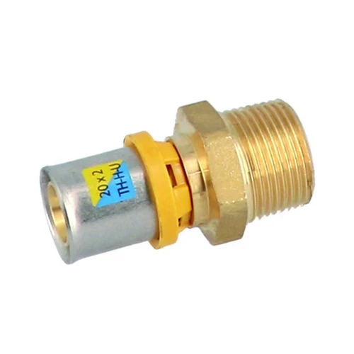 Raccordo diritto maschio a pressare per multistrato 3/4 x 26
