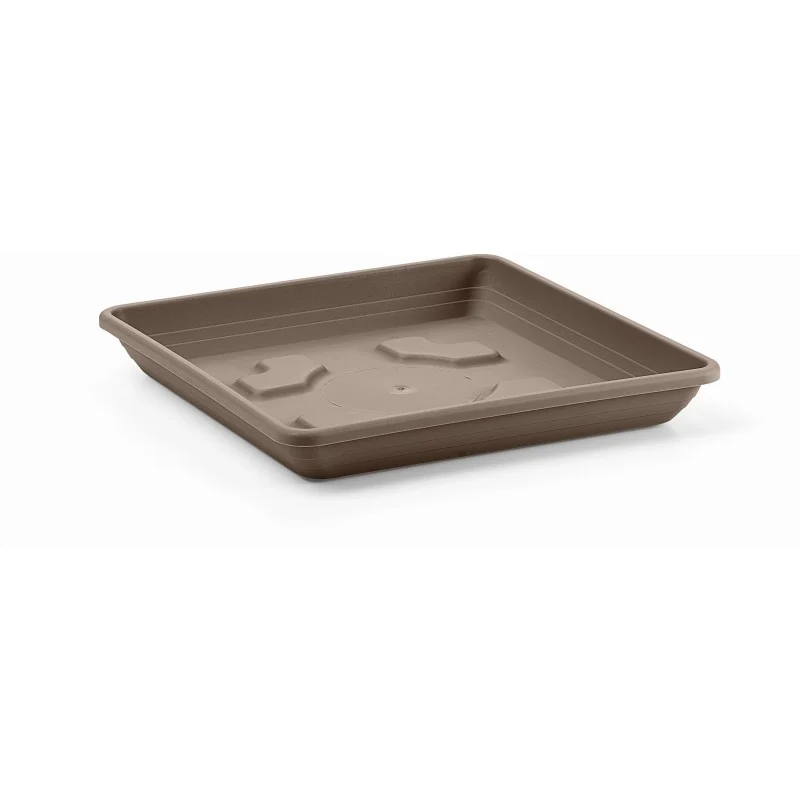 Sottovaso Quadrato 25 cm Avana