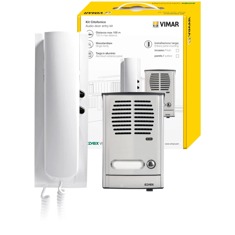 Kit citofonico per impianto monofamiliare Vimar