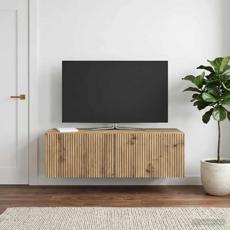 Mobile Porta TV da Muro 98 x 41 x 30 cm Rovere Artigianale 898534