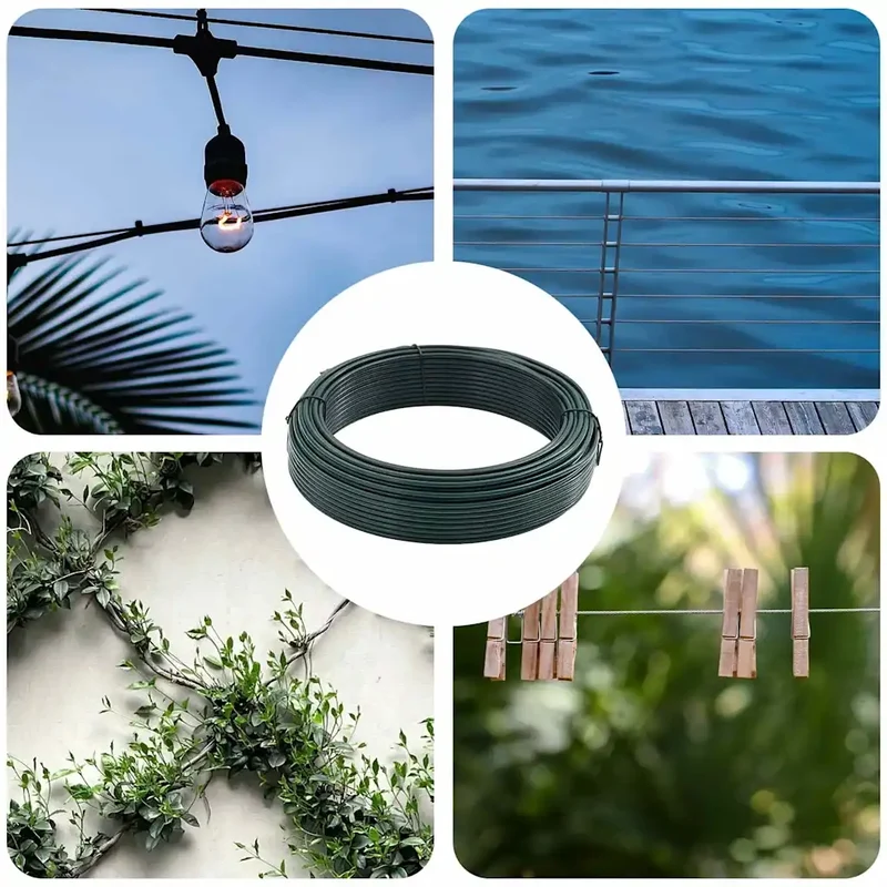Filo di recinzione Verde 25 m PVC 42010291