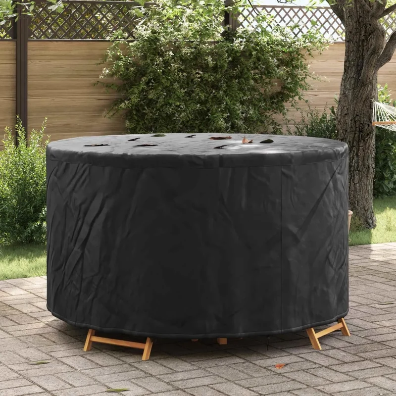 Copertura per mobili 157 x 157 x 85 cm Tessuto Oxford 210D Nero 4106002