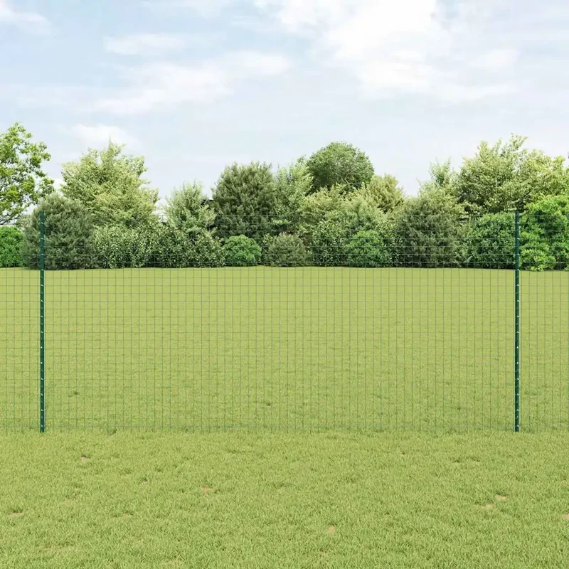 Palo per recinzione interrato 11 pz Verde 180 cm 42006269
