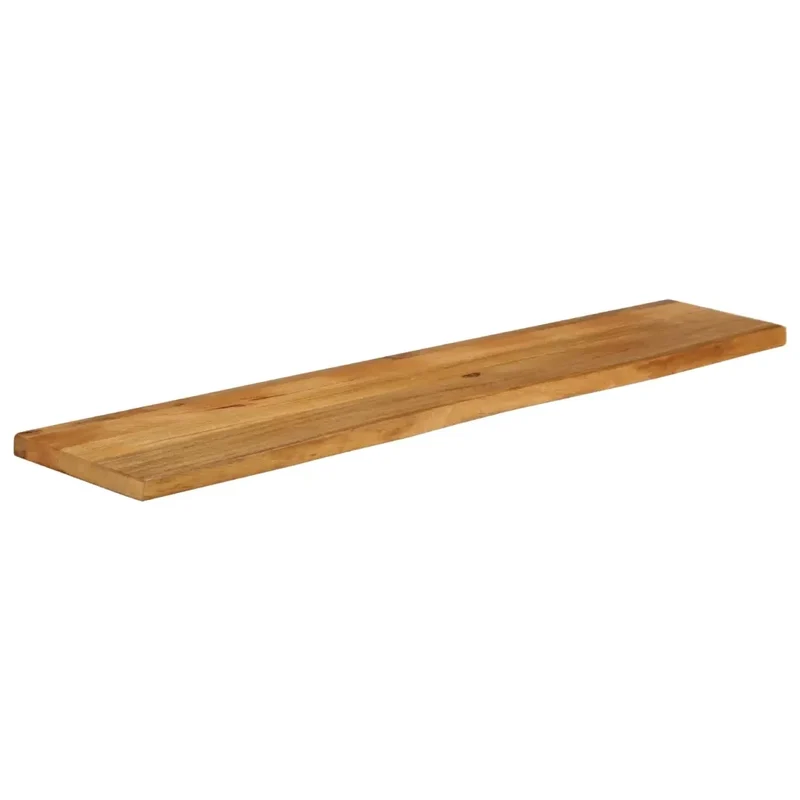 Piano Tavolo Bordi Vivi 180x40x2,5 cm Legno Massello di Mango 370545