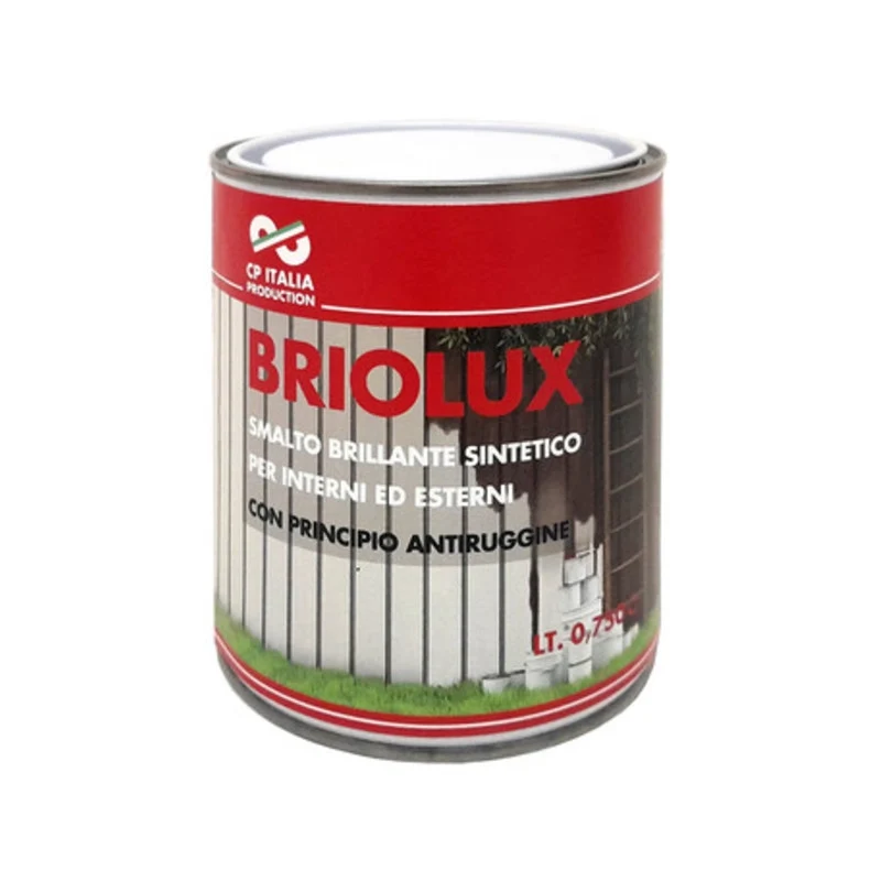 Smalto Briolux 375 ml Grigio Nuvola 696 6 Pezzi