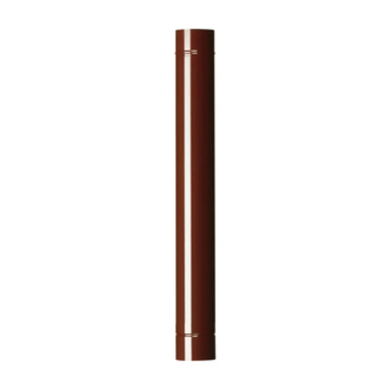 Tubo per Stufa H 100 cm Ø 11 cm Marrone 12 Pezzi
