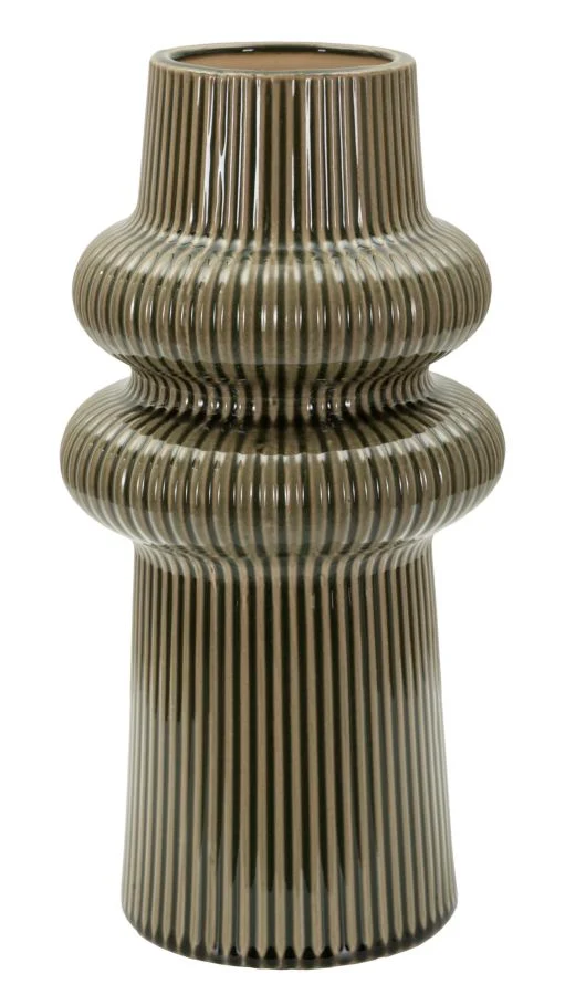 Vaso Harmony Ø18x36 cm in Ceramica Verde