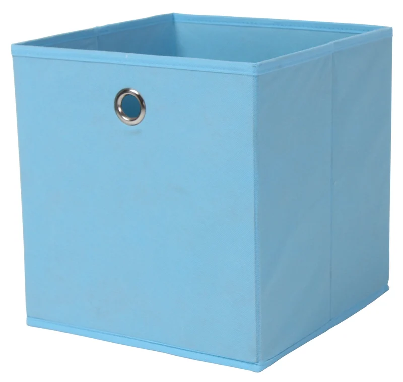 Portaoggetti Cubo 27 x 27XH28 Cm Azzurro