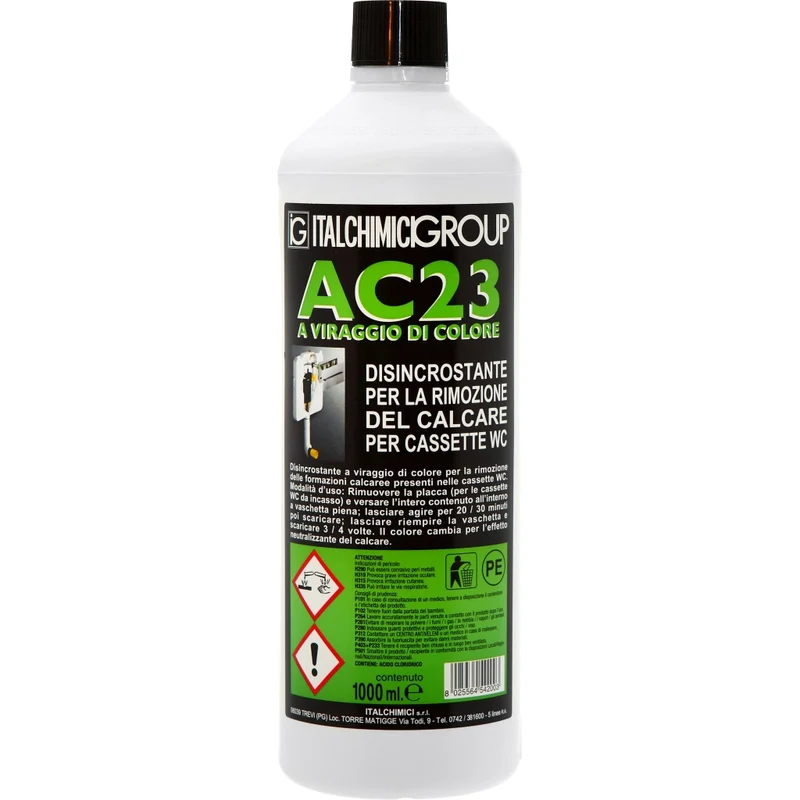 Disincrostante AC23 per Cassetta WC 1 l 12 Pezzi