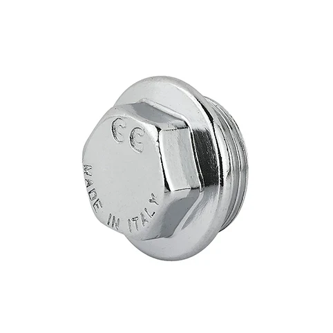 Tappo maschio ottone cromo 3/8