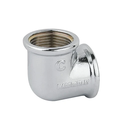 Gomito ff ottone cromo 3/8