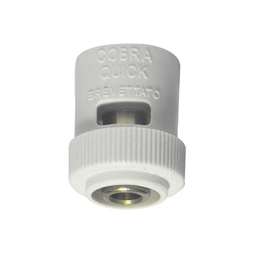 Adattatore bianco per innesto tubo multistrato brevettato 1/2 x 16