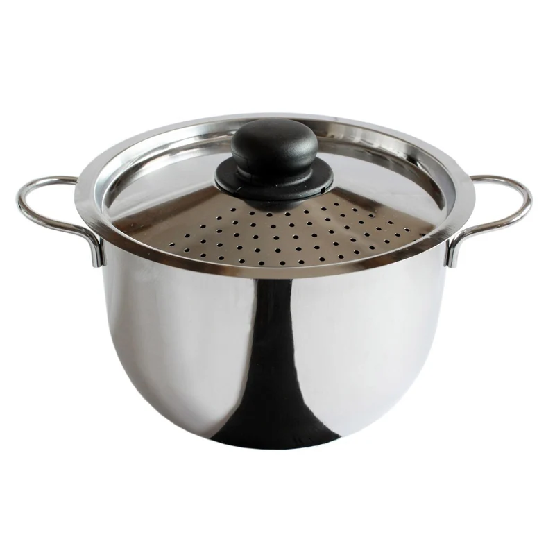 Cuoci e scola in acciaio Inox - Induzione - cm 22