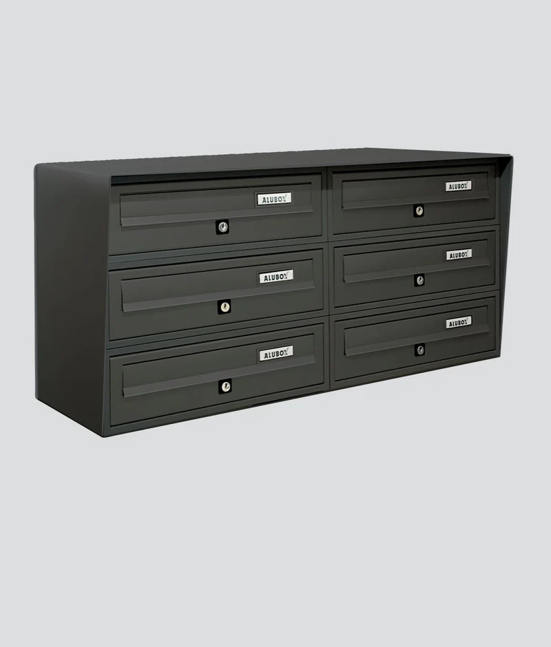 CASELLARIO POSTA SLIM 3X2 GH/GHISA